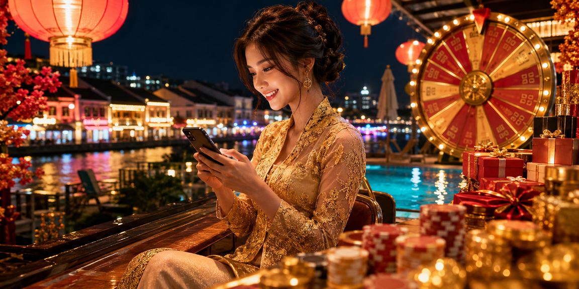 Meja Roulette dmc5 bersuasana Melayu di Melaka